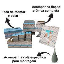 Kit Bebe Quarto Menino Nuvem Decoração Berço Maternidade Mdf Kit Bebe Quarto Menino Nuvem Decoração Berço Maternidade Mdf