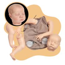 Kit Bebê Reborn Corpo Pano Para Pintar Dormindo Realista Kit Bebê Reborn Corpo Pano Para Pintar Dormindo Realista