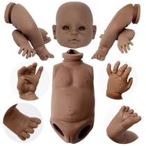 Kit Bebê Reborn Molde Diva Com Torso Menina Soft + Olho Kit Bebê Reborn Molde Diva Com Torso Menina Soft + Olho