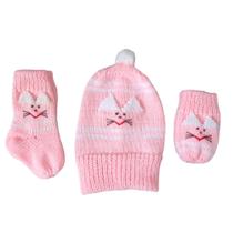 kit bebê recém nascido 3 peças gatinho