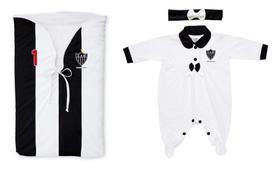 Kit Bebê Saída Maternidade Atlético MG Meninas - Torcida Baby Kit Bebê Saída Maternidade Atlético MG Meninas - Torcida Baby