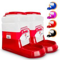 Kit Bebedouro Comedouro Automático Cães e Gatos 3 Litros