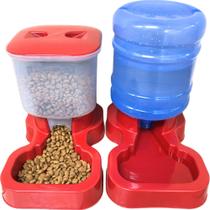 Kit Bebedouro Comedouro Automático para Cães Cachorros Gatos Pet 10 Litros Kit Bebedouro Comedouro Automático para Cães Cachorros Gatos Pet 10 Litros