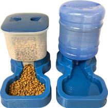Kit Bebedouro Comedouro Automático para Cães Cachorros Gatos Pet 10 Litros