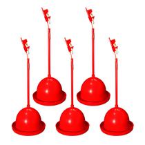 Kit Bebedouro pendular automático aves 5 unidades