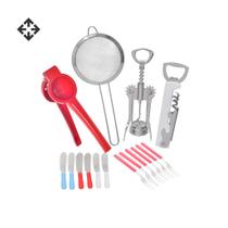 Kit Bebida De Aço Inox C/6 peças Kit Bebida De Aço Inox C/6 peças