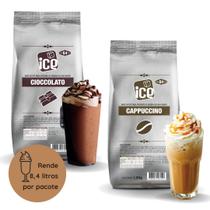 Kit bebida gelada: 1 ice cappuccino + 1 ice chocolate