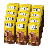 Kit Bebida Láctea Achocolatado Zero Açúcar - Gold 12 Unidades 200ml Kit Bebida Láctea Achocolatado Zero Açúcar - Gold 12 Unidades 200ml