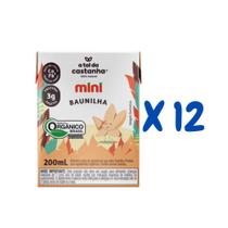 Kit Bebida Mini Baunilha A Tal da Castanha 200ml com 12 unidades