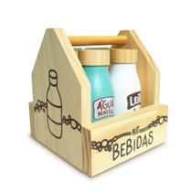 Kit Bebidas Brinquedo em Madeira Kit Bebidas Brinquedo em Madeira