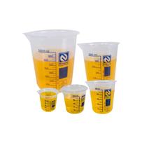Kit Becker bequer Poli Autoclavavel 50, 100, 250, 600 e 1000ml Kit Becker bequer Poli Autoclavavel 50, 100, 250, 600 e 1000ml