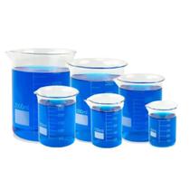 Kit Becker Bequer Vidro 50, 150, 250, 600, 1000 E 2000ml