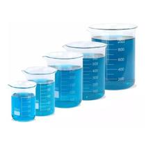 Kit Becker Bequer Vidro Graduado 50, 150, 250, 500ml Kit Becker Bequer Vidro Graduado 50, 150, 250, 500ml