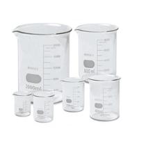 Kit Becker Bequer Vidro Graduado 500, 1000 E 2000Ml Kit Becker Bequer Vidro Graduado 500, 1000 E 2000Ml