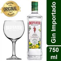 Kit Beefeater Botanics Lemon e Ginger 750ml + Taça de Vidro
