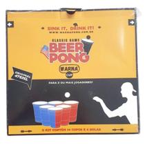 Kit Beer Pong 14 Copos Americanos + 4 Bolinhas Ping Pong