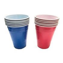 Kit Beer Pong com 12 Copos Americanos e 2 Bolinhas