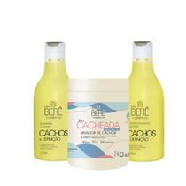 Kit Bela Berê CACHOS Shampoo Condicionador e Ativador 3B 1kg Kit Bela Berê CACHOS Shampoo Condicionador e Ativador 3B 1kg