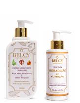 Kit Belcy Creme Hidratante Corporal 300ml Leavein Reparador Sem Enxágue Anti Frizz Cabelos Danificados Hidratação Nutrição Kit Belcy Creme Hidratante Corporal 300ml Leavein Reparador Sem Enxágue Anti Frizz Cabelos Danificados Hidratação Nutrição