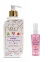 Kit Belcy Hidratante Corporal 48h 300ml Reparador Pontas Antifrizz Protetor Térmico 60ml Kit Belcy Hidratante Corporal 48h 300ml Reparador Pontas Antifrizz Protetor Térmico 60ml