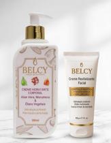 Kit Belcy Skincare: Creme Facial Antissinais e Hidratante Corporal para Cuidado Completo Kit Belcy Skincare: Creme Facial Antissinais e Hidratante Corporal para Cuidado Completo
