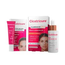 Kit Beleza Cicatricure Sérum Clareador Vit C 30ml + Cicatricure Contorno Dos Olhos Blur & Filler 15g