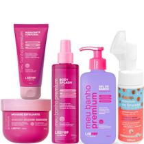 Kit Beleza Corporal Princesa Banho Premium Com Mousse/Gel De Banho/Hidratante/Body Splash Kit Beleza Corporal Princesa Banho Premium Com Mousse/Gel De Banho/Hidratante/Body Splash