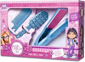 Kit beleza das meninas chapinha pente acessório de brinquedo Kit beleza das meninas chapinha pente acessório de brinquedo