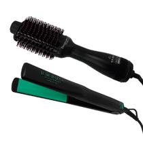 Kit Beleza: Escova Secadora e Chapinha Gama