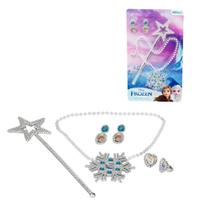 Kit beleza infantil frozen disney com 6 peças etitoys Kit beleza infantil frozen disney com 6 peças etitoys