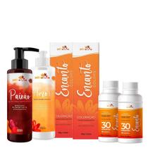 Kit Beleza Ruiva Coloração Encanto Colors Vermelhos