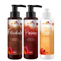 Kit Beleza Ruiva Tonalizante Felicidade, Paixão e Diluidor Amor - 200ml