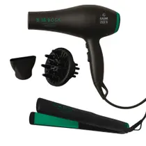 Kit Beleza: Secador com Difusor e Chapinha Gama Babosa