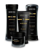 Kit Beleza Séotres Nutri Plus Shampoo 250ml + Condicionador 250ml + Máscara 270g + Leave-in 240g