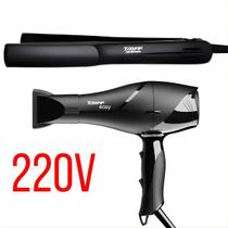 Kit Beleza Taiff Easy Secador Profissional 1700W 220V e Prancha Alisadora Cerâmica 180C Bivolt Original