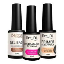 Kit Beltrat com Gel Base + Primer Ácido + Desidratador