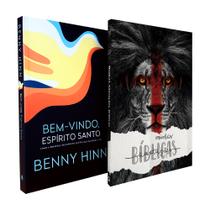 Kit Bem-Vindo Espírito Santo Benny Hinn + Caderno Anotações Bíblicas Leão
