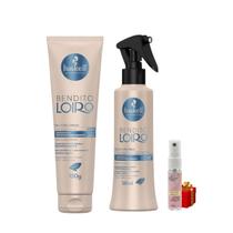 Kit Bendito Loiro 1 Proteína 150g 1 Fluído 120ml + Presente Lourre 15ml Kit Bendito Loiro 1 Proteína 150g 1 Fluído 120ml + Presente Lourre 15ml