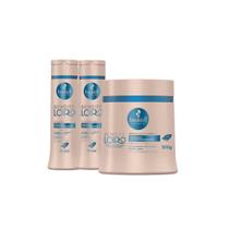 Kit Bendito Loiro Haskell Máscara 500g Shampoo E Condicionador 300ml