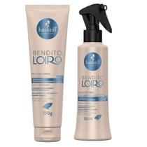 Kit Bendito Loiro Haskell Proteina e Fluido Antiporosidade