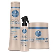 Kit Bendito Loiro Haskell Shampoo + Máscara 500mL/g + Fluído