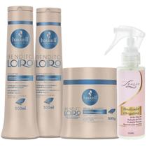 Kit Bendito Loiro Sh + Cond + Máscara 500ml + Finalizador Obrigatório Lourre 120ml