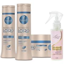 Kit Bendito Loiro Shampoo + Cond + Máscara 300ml + Finalizador Obrigatório Lourre 120ml Kit Bendito Loiro Shampoo + Cond + Máscara 300ml + Finalizador Obrigatório Lourre 120ml