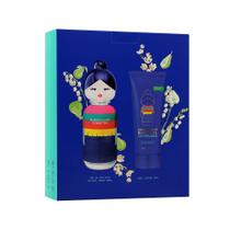 Kit Benetton Sisterland Blue Edt Perf Fem 80Ml E Loção 75Ml