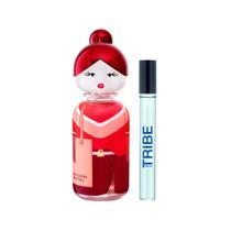 Kit Benetton Sisterland Red Rose Eau de Toilette Perfume Feminino 80ml + Benetton We Are Tribe Eau de Toilette Perfume Masculino 10ml