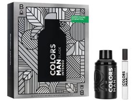 Kit Benetton United Colors Man Black Intenso Masculino - Eau de Parfum 100ml + 10ml