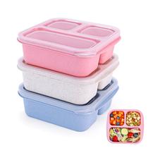 Kit Bento Rinwoc com 3 Embalagens de Lanche com 3 Compartimentos Kit Bento Rinwoc com 3 Embalagens de Lanche com 3 Compartimentos