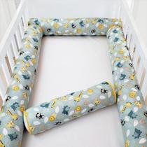 Kit Berço 4 Rolos Americano Rolinho Safari Verde Kit Berço 4 Rolos Americano Rolinho Safari Verde