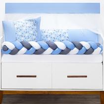 Kit Berço 6 Peças Fofuxo Estampado Berço Americano 130x70cm