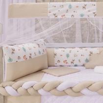 Kit Berço Americano 11 Peças Completo Imperial Para Bebê - VÁRIAS ESTAMPAS